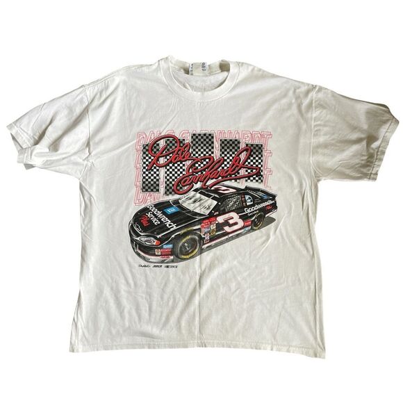 Vintage Dale Earnhardt NASCAR T-Shirt Graphic Tee - Picture 1 of 8
